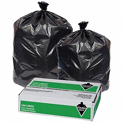 Trash Bags 45 gal Black PK100 MPN:29WK94
