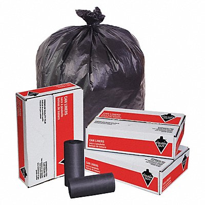 Trash Bags 45 gal Black PK150 MPN:49P433