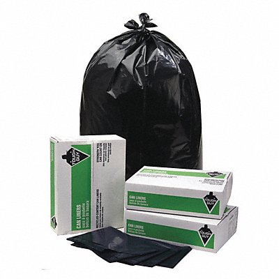 Trash Bag 42 gal Black PK40 MPN:49YW69