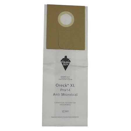 Vacuum Bag, 2-ply, Paper Bag, 10 PK MPN:3ZJN1