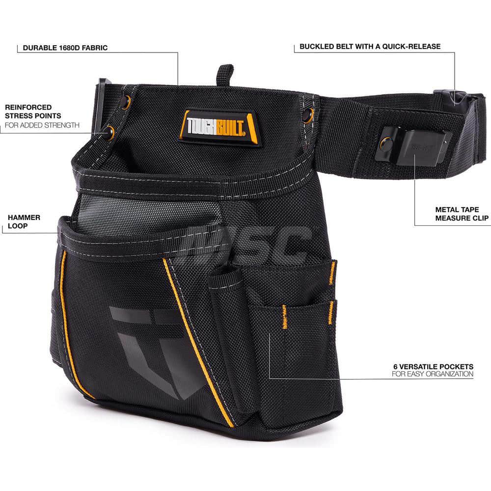 Tool Aprons & Tool Belts, Tool Type: Waist Apron , Minimum Waist Size: 32 , Maximum Waist Size: 48 , Material: Polyester , Number of Pockets: 5.000  MPN:TB-310