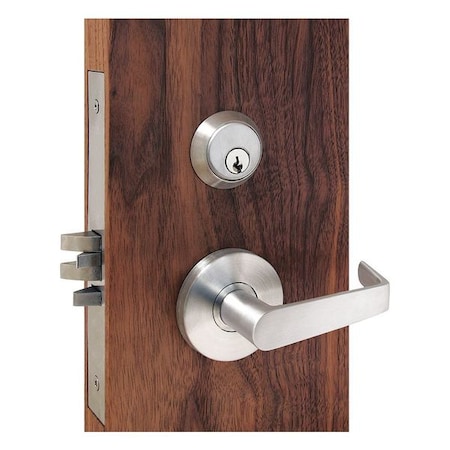 Electrified Mortise Lockset, Lever, MSS Rose, Elec./Mech. MPN:MSS-241-G-DB-613