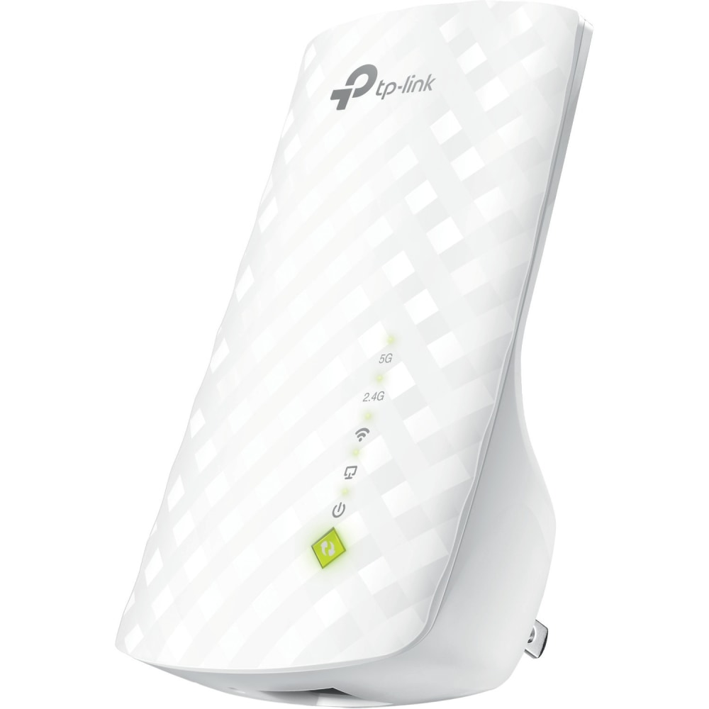 TP-Link RE220 - Dual Band IEEE 802.11ac 750 Mbit/s Wireless Range Extender - Covers Up to 1200 Sq.ft and 20 Devices - RE220 MPN:RE220