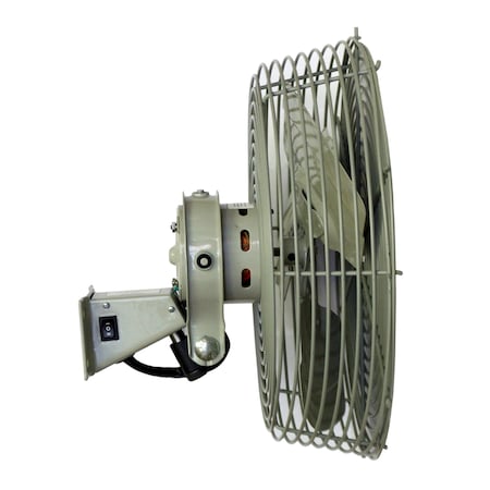 Low Velocity Navy Fan, Yoke Mount, 12 in Blade Dia MPN:N-12