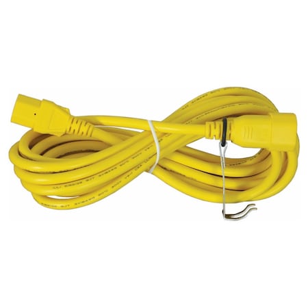 Max Duty Fan Head Extension Cord, 12 Ft., Yellow, For Drop Down Switch MPN:RS12-EC