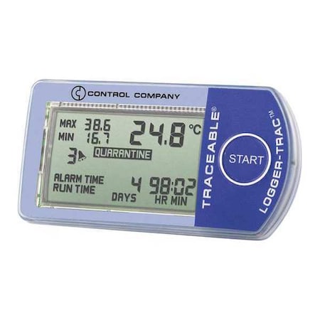 Data-Logger, -31deg.to122degF, 2-9/16 in.W MPN:6540