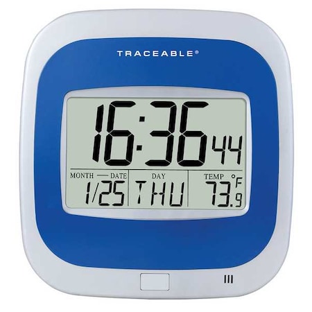 Digital Thermometer, 23 Degrees to 122 Degrees F for Wall or Desk Use MPN:1072