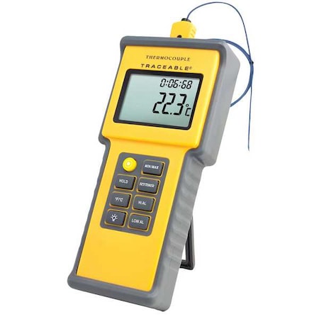 Thermometer, LCD, 0.625 in, Thermocouple MPN:4015