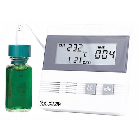 Digital Thermometer, -58 Degrees to 158 Degrees F for Wall or Desk Use MPN:4305