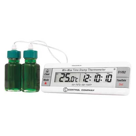 Digital Thermometer, -58 Degrees to 158 Degrees F for Wall or Desk Use MPN:4306
