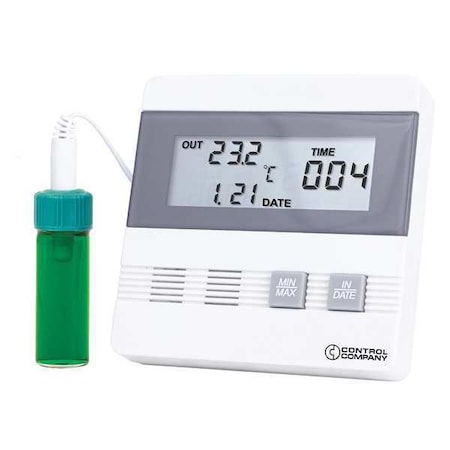 Digital Thermometer, -40 Degrees to 176 Degrees F for Wall or Desk Use MPN:4605