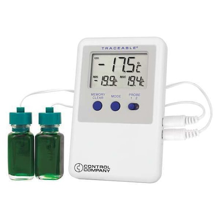 Digital Thermometer, -58 Degrees to 158 Degrees F for Wall or Desk Use MPN:4731