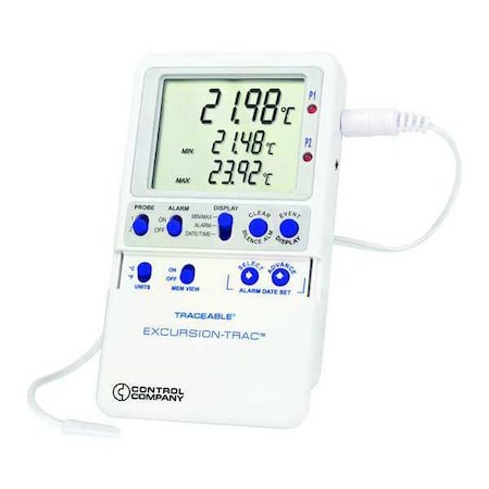 Digital Data Logging Thermometer, Excursion-Trac with Bullet Probe Style MPN:6432