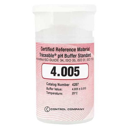 pH Standard, Cert. Ref Material, PK6 MPN:4287