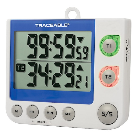 LED, Flash, Big Digit 2-Channel Timer MPN:5017