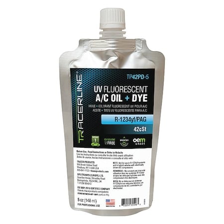 UV Leak Detection Dye, 5 oz. Size MPN:TP42PD-5