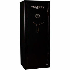 Tracker Safe Gun Safe T592320M-ELG - Electronic Lock - 1 Hr Fire Rating 23x20x59 - 12 Gun Cap. Black T592320M-ELG