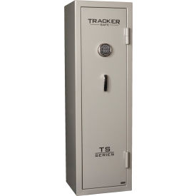 Tracker Safe Gun Safe TS08 With Electronic Lock - 30 Min Fire Rating 18x15-1/2x59 - 8 Gun Cap. Gray TS08-ESR-GRY