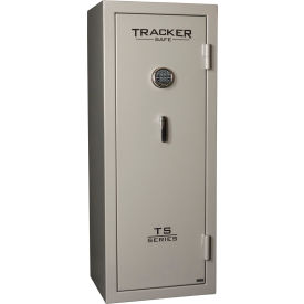 Tracker Safe Gun Safe TS14 With Electronic Lock - 30 Min. Fire Rating 23x20x59 - 14 Gun Cap. Gray TS14-ESR-GRY