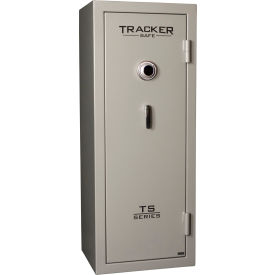 Tracker Safe Gun Safe TS24 With Mechanical Lock - 30 Min. Fire Rating 30x24x59 - 24 Gun Cap. Gray TS24-GRY