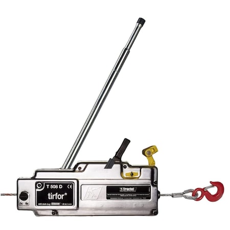 Griphoist Manual Wire Rope Hoist, 1 Ton (2, 000 lb.), 30 ft. Lift, T508D MPN:00869912430K