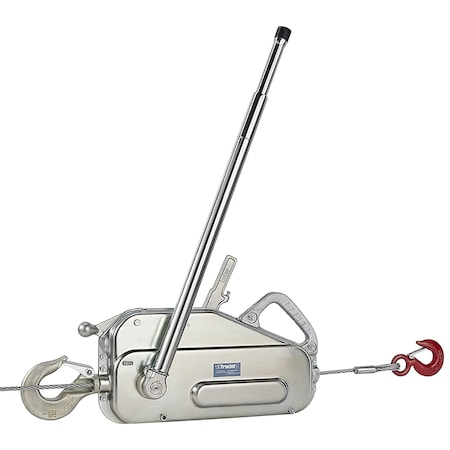 Griphoist Manual Wire Rope Hoist, 2 Ton (4, 000 lb.), 60 ft. Lift, TU28 MPN:18029060K