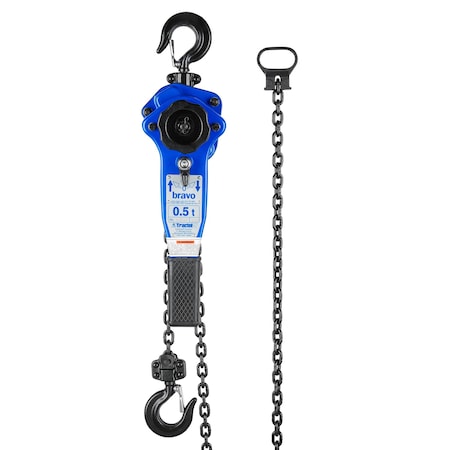 Lever Chain Hoist, 1, 000 lb Load Capacity, 5 ft Hoist Lift, 0.9 in. Hook Opening MPN:19659