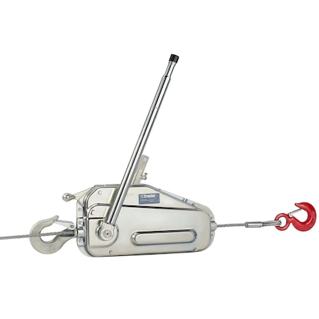 Griphoist Manual Wire Rope Hoist, 1 Ton (2, 000 lb.), 30 ft. Lift, TU17 MPN:849202430K
