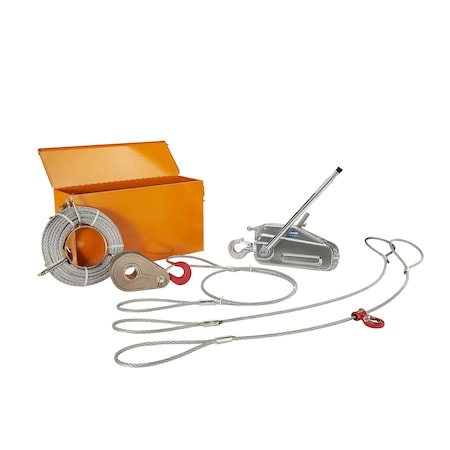 Griphoist Rescue Kit, 2, 000 lb. (1 Ton), 60ft. Lift, TU17K MPN:RESCUETU17K