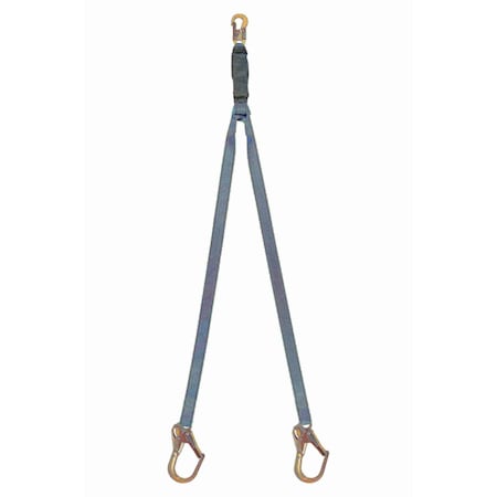 phoenix Lanyard, 6 ft. Length, 1 Leg(s), 310 lbs., one person Weight Capacity MPN:C026H