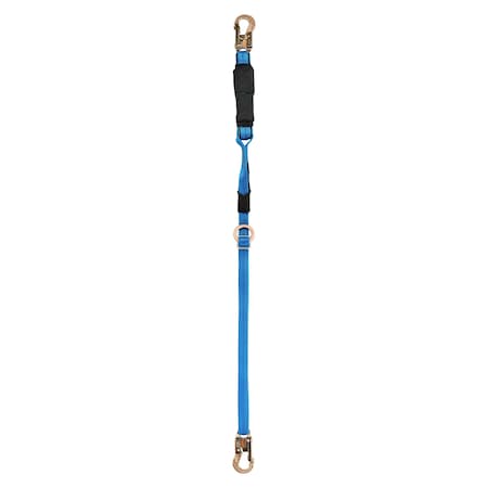 Tracpac Lanyard, 4 to 6 ft. Length, 1 Leg(s), 310 lbs., one person Weight Capacity MPN:C196ZZ