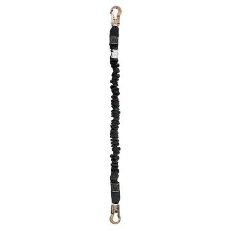 Stretchfor Shock Absorbing Lanyard, 4 1/2 to 6 ft. Length, 1 Leg(s) MPN:C506Z