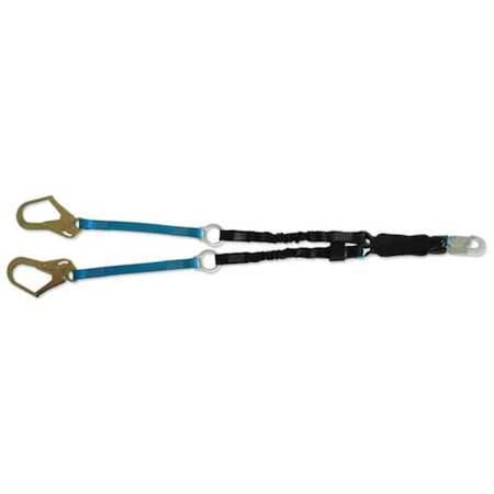 Tracpac F2 Shock Absorbing Lanyard, 4-1/2 to 6 ft. Length, 2 Leg(s), 310 lb. Weight Capacity MPN:CAY226H/R