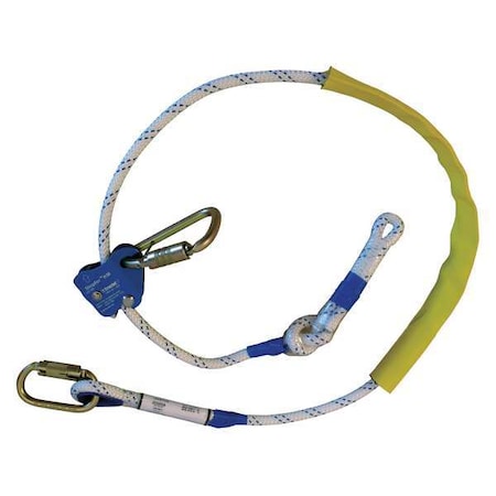 Positioning Lanyard, 6 ft. Length, 1 Leg(s), 310 lb. Weight Capacity MPN:CSP06C1