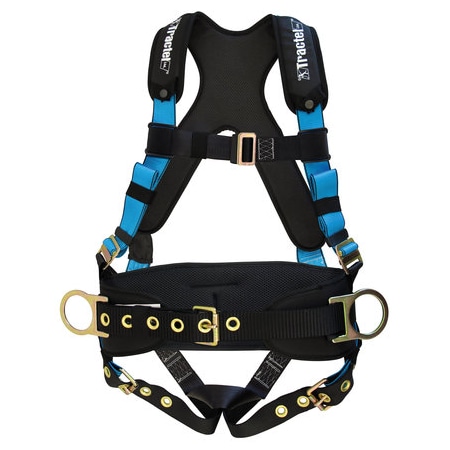 Tracx Full Body Harness, Industrial Fall Arrest, Belt, XL Size MPN:EBD95XL/X