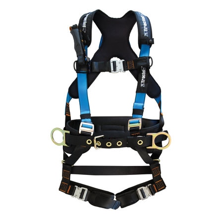 Elastrac Full Body Harness, Industrial Fall Arrest, Belt, L Size MPN:FMT95L