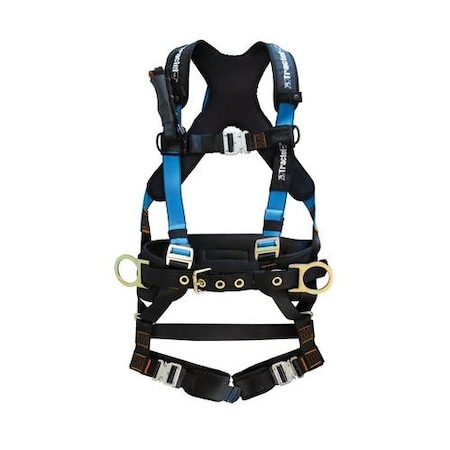 Elastrac Full Body Harness, Industrial Fall Arrest, Belt, S Size MPN:FMT95S