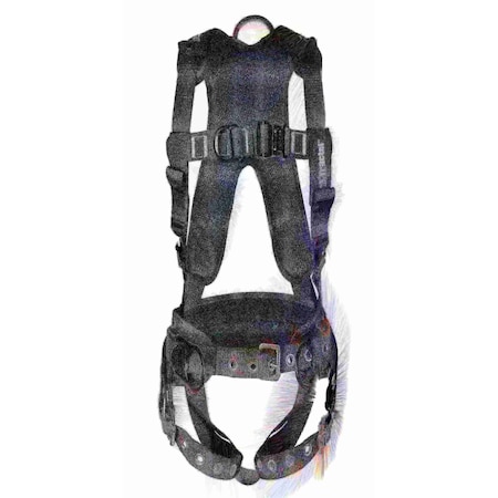 Tower Tracx Full Body Harness, Tower, Mast, & Aerial Climbing, XL Size MPN:FTD13XL