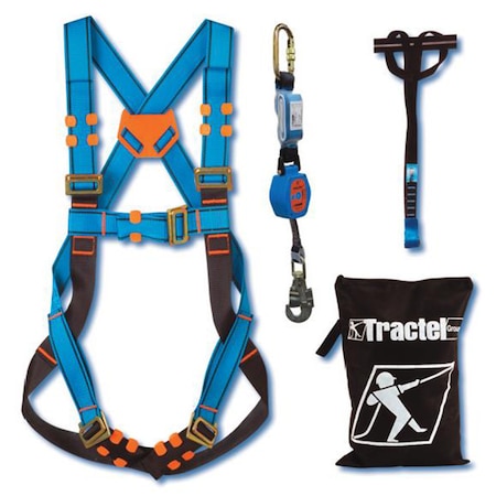 phoenix Shock Absorbing Lanyard, 6 ft. Length, 1 Leg(s), 310 lbs., one person Weight Capacity MPN:KIT-B01K