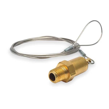 Drain Fitting, 1/4-18, Black MPN:1421-60
