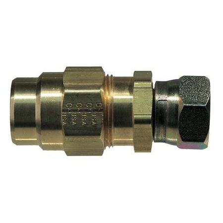 Strt, Brass, Comp. 1/2 in, MNPT 3/8 in MPN:7733881