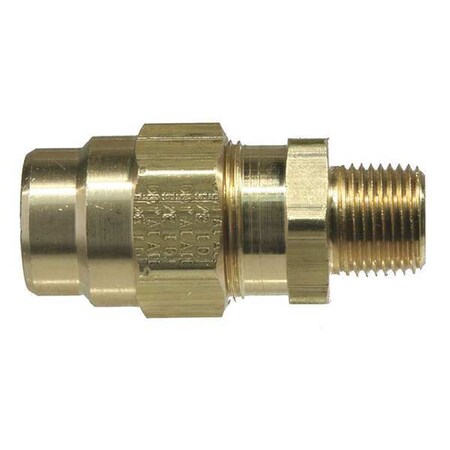 Hose Connector, 225psi, 1/2Pipe, Brass MPN:881212