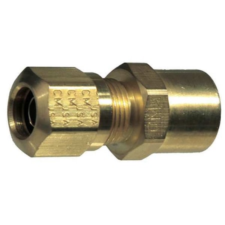 FemaleConnector, Compression, Brass, 1.01In MPN:966-6-2