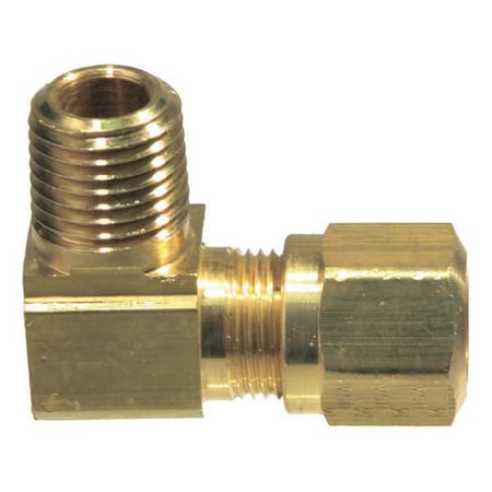 Elbow, Brass, Comp. 5/8 in, MNPT 1/2 in MPN:969-10-12NS