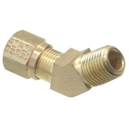 Male Elbow, Compression, Brass, 1/8In Pipe MPN:980-4NS
