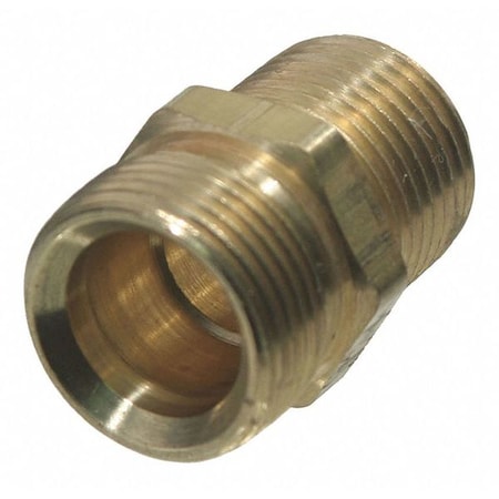 Strt, Brass, Comp. 3/8 in, MNPT 1/2 in MPN:A66