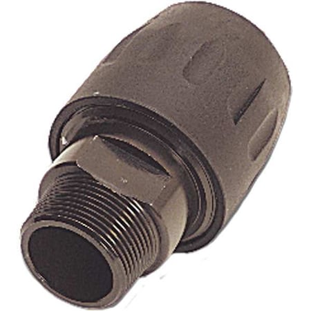 Male Threaded Connector, Polyamide, Black MPN:6605 40 43GR