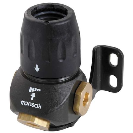 3 Port Wall Bracket, Brass, Black MPN:6696 25 22GR
