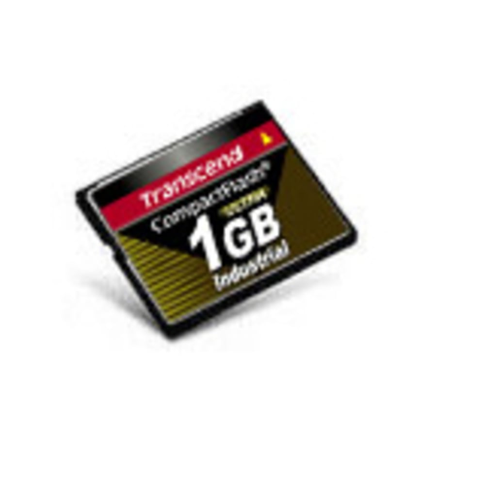 Transcend 1GB Ultra Speed Industrial Compact Flash (CF) Card - 1 GB (Min Order Qty 2) MPN:TS1GCF100I