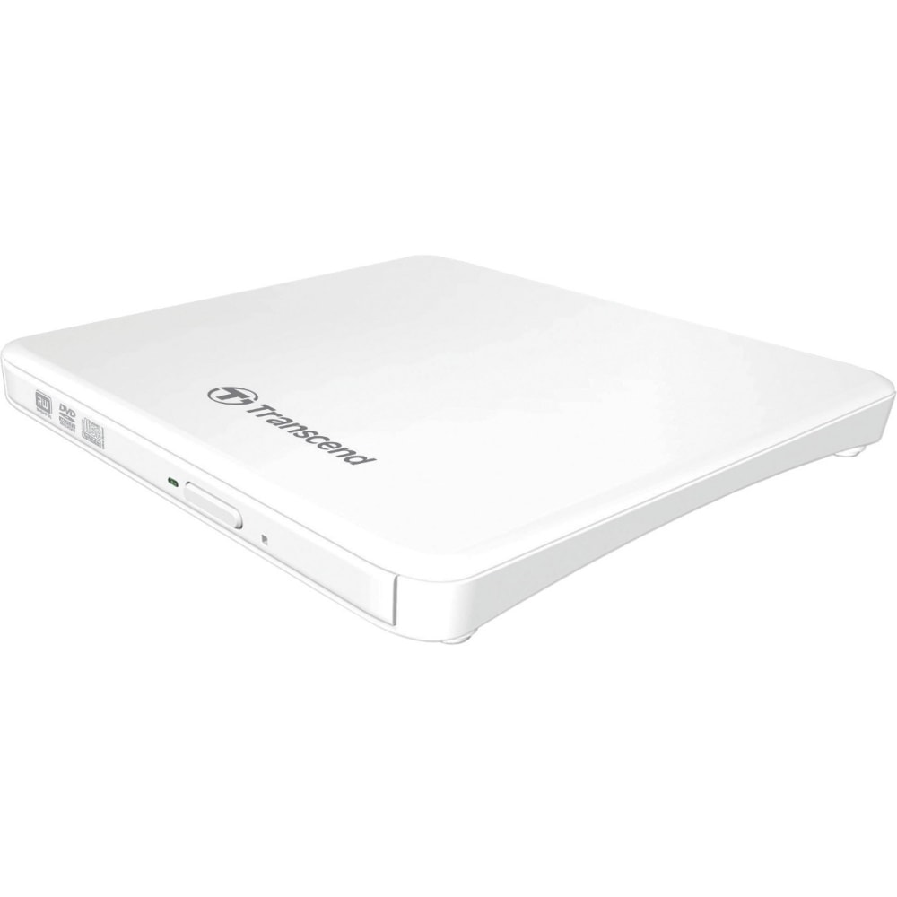 Transcend DVD-Writer - White - DVD-RAM/±R/±RW Support - 24x CD Read/24x CD Write/24x CD Rewrite - 8x DVD Read/8x DVD Write/8x DVD Rewrite MPN:TS8XDVDS-W